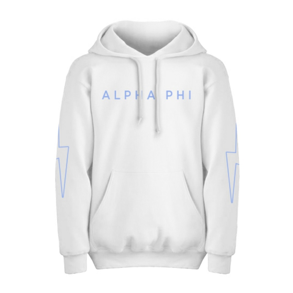 Alpha Phi Lightning Hoodie